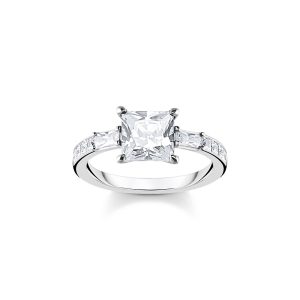 Thomas Sabo Essentials Ring weiße Steine silber TR2380-051-14 bei Juwelier Kröpfl