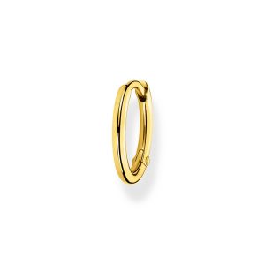 Thomas Sabo Midnight Rose Einzel Creole klassisch gold CR661-413-39 bei Juwelier Kröpfl