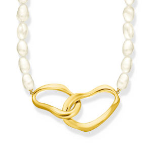 Thomas Sabo Perlenkette Natural Beauty vergoldet KE2321-430-14 bei Juwelier Kröpfl