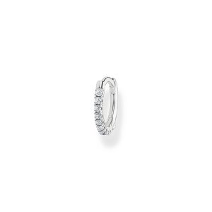 Thomas Sabo True Romance Einzel Creole weiße Steine silber CR658-051-14 bei Juwelier Kröpfl