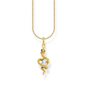 Thomas Sabo True Romance Kette mit Schlangen-Anhänger Tempting Romance vergoldet KE2300-565-14 bei Juwelier Kröpfl