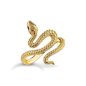 Thomas Sabo True Romance Schlangen-Ring Tempting Romance vergoldet TR2483-427-39 bei Juwelier Kröpfl