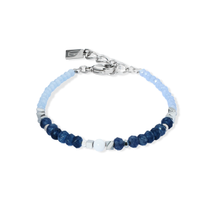 Coeur de Lion Armband Amulett Modern Future silber-blau 2036300717 bei Juwelier Kröpfl