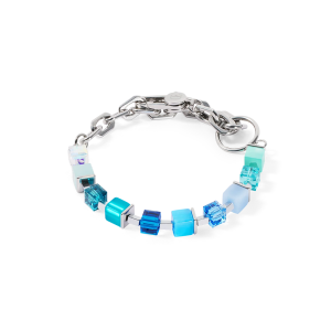 Coeur de Lion Armband Cube Fusion Charm Silber-Ocean 4712300706 bei Juwelier Kröpfl