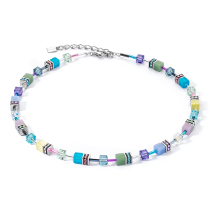 Coeur de Lion GeoCUBE® Iconic Halskette silber-ice pastels 2838101580 bei Juwelier Kröpfl