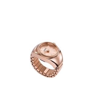 Fossil Ringuhr 2-Zeiger-Werk Edelstahl roségoldfarben ES5247 bei Juwelier Kröpfl