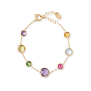 Marco Bicego Jaipur Colour Leichtes Armband aus Gold mit bunten Edelsteinen BB2710_MIX01_Y_02 bei Juwelier Kröpfl
