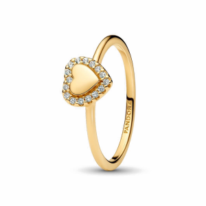 Pandora Gravierbarer Herz Strahlenkranz Ring 163801C01 bei Juwelier Kröpfl