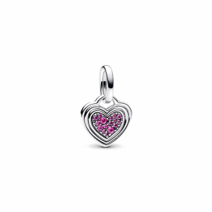 Pandora Gravierbarer Rosafarbener Herz Charm-Anhänger 793754C01 bei Juwelier Kröpfl