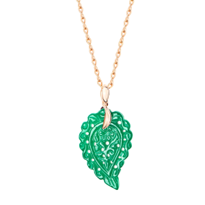 Tamara Comolli India INDIA Anhänger grüner Onyx small P-IND-s-Jad-rg bei Juwelier Kröpfl