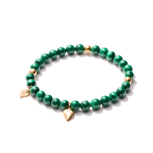 Tamara Comolli India INDIA Armband mit Malachit B-IND-Mal-1-m-rg bei Juwelier Kröpfl