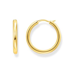 Thomas Sabo Bold Elegance Creolen mit klassisch-elegantem Design vergoldet CR745-413-39 bei Juwelier Kröpfl