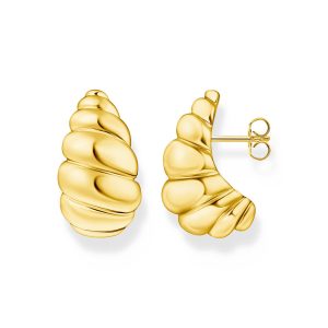 Thomas Sabo Bold Elegance Ohrstecker organische Formen vergoldet H2326-413-39 bei Juwelier Kröpfl