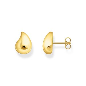 Thomas Sabo Bold Elegance Tropfen-Ohrstecker mit organischer Form vergoldet H2303-413-39 bei Juwelier Kröpfl