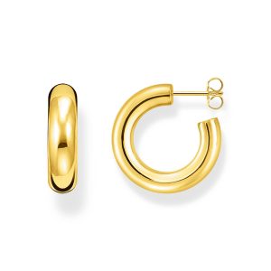 Thomas Sabo Essentials Creolen Chunky klein vergoldet CR635-413-39 bei Juwelier Kröpfl