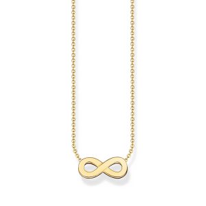 Thomas Sabo Essentials Kette mit Infinity-Anhänger vergoldet KE2221-413-39 bei Juwelier Kröpfl