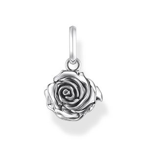 Thomas Sabo Midnight Rose Anhänger Midnight Rose Silber PE982-637-21 bei Juwelier Kröpfl