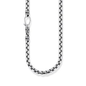 Thomas Sabo Midnight Rose Kette Glieder Kreuz silber Stärke 5 mm KE2080-637-21 bei Juwelier Kröpfl