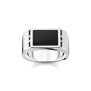 Thomas Sabo Midnight Rose Ring schwarz TR2387-027-11 bei Juwelier Kröpfl