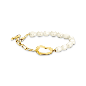 Thomas Sabo Perlenarmband Natural Beauty vergoldet A2190-430-14 bei Juwelier Kröpfl