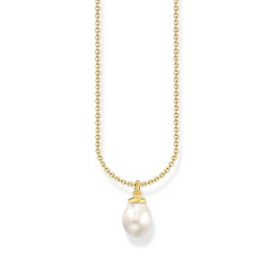 Thomas Sabo True Romance Kette mit Perlen-Anhänger vergoldet KE2238-430-14 bei Juwelier Kröpfl