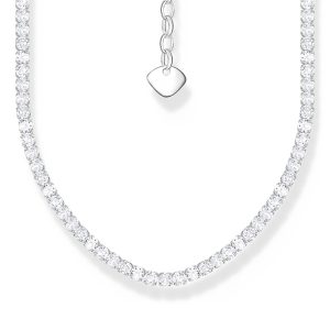 Thomas Sabo True Romance Kette mit weißen Steinen Silber KE2303-051-14 bei Juwelier Kröpfl
