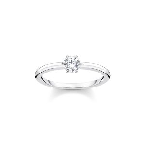 Thomas Sabo True Romance Ring weißer Stein silber TR2313-051-14 bei Juwelier Kröpfl