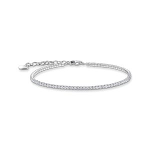 Thomas Sabo True Romance Tennisarmband mit kleinen, weißen Steinen Silber A2168-051-14 bei Juwelier Kröpfl