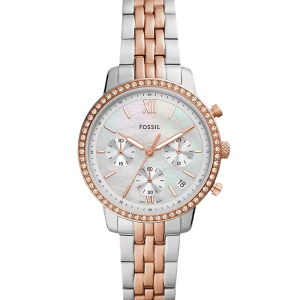 Fossil Neutra Damenuhr Chronograph Edelstahl zweifarbig ES5279 bei Juwelier Kröpfl
