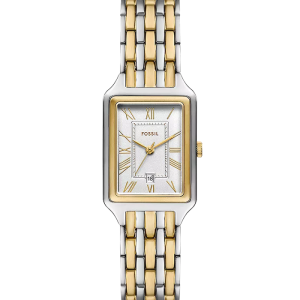 Fossil Raquel Damenuhr Edelstahl bicolor ES5368 bei Juwelier Kröpfl