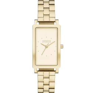Skagen Hagen Lille Damenuhr rechteckig Edelstahl goldfarben SKW3098 bei Juwelier Kröpfl