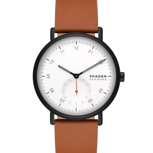 Skagen Kuppel Herrenuhr Kleine Sekunde Leder braun SKW6889 bei Juwelier Kröpfl