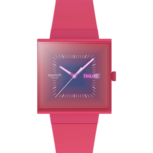 Swatch Swatch Essentials SQUARELY BERRY SO34R700 bei Juwelier Kröpfl