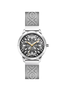 Thomas Sabo Damenuhr mit 33 mm, Libellen und Steinen silberfarben WA0423-201-201 bei Juwelier Kröpfl